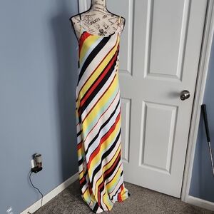 SHEIN Colorful Striped Maxi Dress
